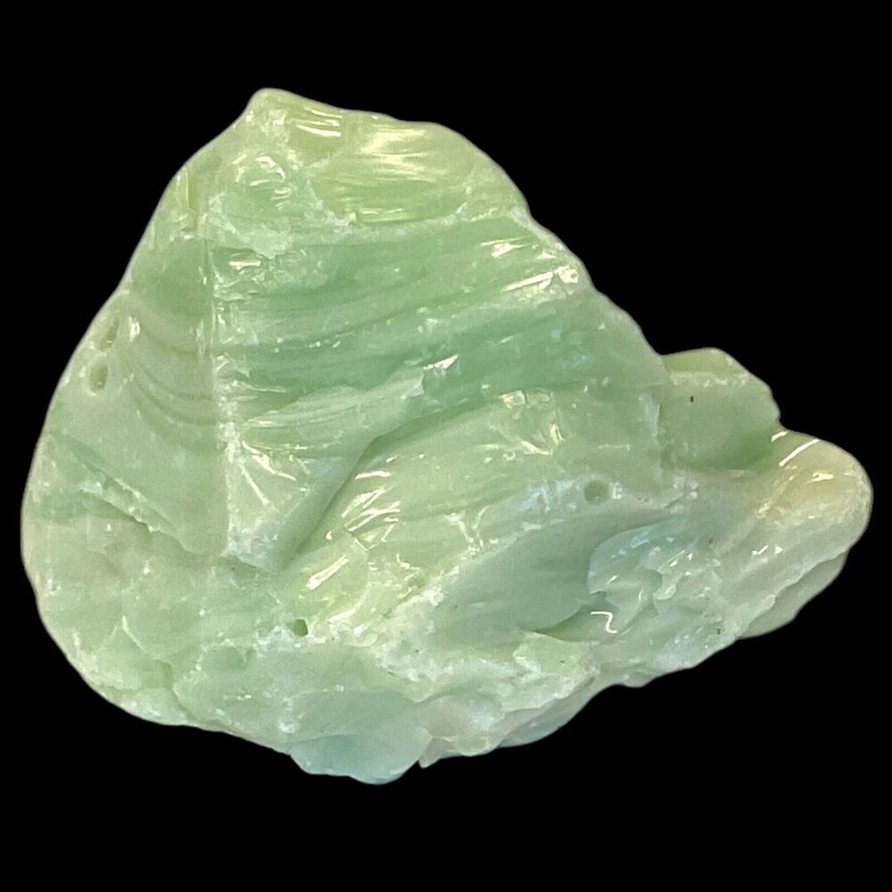 Lime Green Swirl Art Glass Cullet‎ Slag Glass #5XL43